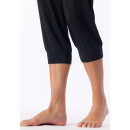 Schiesser Damen Hose 3/4 Buendchen schwarz