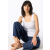 Schiesser Damen Traegertop weiss