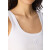 Schiesser Damen Traegertop weiss