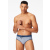 Schiesser Herren Badehose Slip Komfort blau