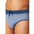 Schiesser Herren Badehose Slip Komfort blau