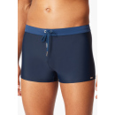 Schiesser Herren Badehose mit Bein blau