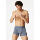 Schiesser Herren 2 er Pack Shorts blaugrau
