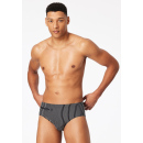 Schiesser Herren Badehose Slip Komfort schwarz