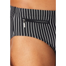 Schiesser Herren Badehose Slip Komfort schwarz