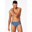 Schiesser Herren Badehose Slip Komfort schwarz