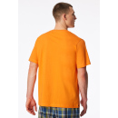 Schiesser Herren T-Shirt V-Ausschnitt eisblau