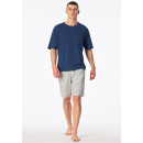 Schiesser Herren T-Shirt Rundhals atlantikblau