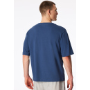 Schiesser Herren T-Shirt Rundhals atlantikblau