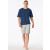 Schiesser Herren T-Shirt Rundhals atlantikblau