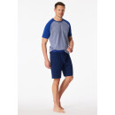 Schiesser Herren Schlafanzug kurz grasgrün