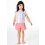 Schiesser Kleinkinder Mädchen Schlafanzug kurz pink