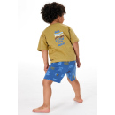Schiesser Kleinkinder Jungen Schlafanzug kurz khaki
