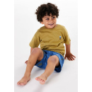 Schiesser Kleinkinder Jungen Schlafanzug kurz khaki