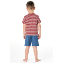 Schiesser Kleinkinder Jungen Schlafanzug kurz rot