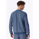 Schiesser Herren Sweatshirt faded denim