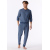 Schiesser Herren Hose lang faded denim
