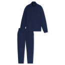 Schiesser Herren Lounge Set deep sea blue Hausanzug