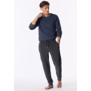 Schiesser Herren Schlafanzug lang praline