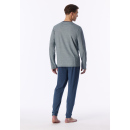 Schiesser Herren Schlafanzug lang deep blue