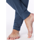 Schiesser Herren Schlafanzug lang deep blue