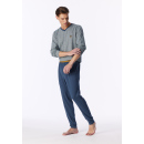 Schiesser Herren Schlafanzug lang deep blue