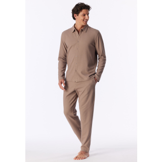 Schiesser Herren Hemd langarm nougat