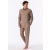 Schiesser Herren Hemd langarm nougat