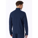 Schiesser Herren Sweatshirt Zipper deep sea blue