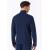 Schiesser Herren Sweatshirt Zipper deep sea blue
