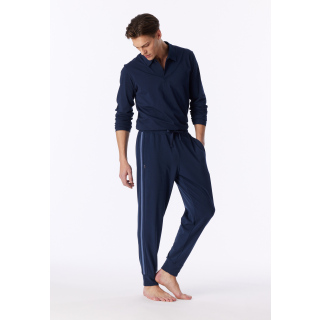 Schiesser Herren Hose lang deep sea blue