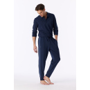 Schiesser Herren Hose lang deep sea blue