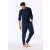 Schiesser Herren Hose lang deep sea blue